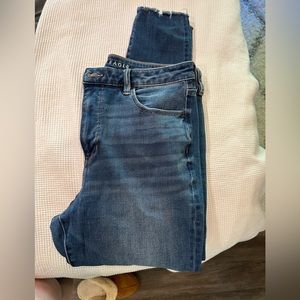 American eagle super high rise jeggings size 12 short